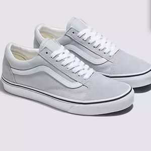 Blue-Grey Old School Vans Barely Worn